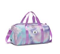 Flintronic Pequeña Bolsa De Deporte para Mujeres, Bolsa De Deporte para Niñas y Niños, Bolsa de Viaje con Zapatero y Bolsillo para Húmedos, para Fitness, Natación y Viaje (Morado)