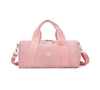 Flintronic Pequeña Bolsa De Deporte para Mujeres, Bolsa De Deporte para Niñas y Niños, Bolsa de Viaje con Zapatero y Bolsillo para Húmedos, para Fitness, Natación y Viaje (Rosa)
