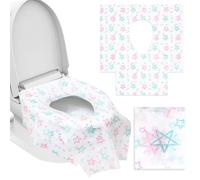 flintronic Protector WC Desechable, 22PCS Fundas Protectoras Desechables, Fundas Desechables de Viaje para el Asiento del Inodoro, Empaque Individual, para Hoteles Baños Públicos Hogares