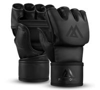 Flintronic Punch Bag Boxing Gloves, MMA Gloves Boxing, Taekwondo Karate Mitts for Men and Women, Ventilated Palm, Perfect for Kickboxing, Martial Art Fighting, Punching Bag, Muay Thai, Combat M