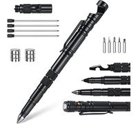 flintronic Regalos Originales para Hombre, Bolígrafo Táctico Multifunción (14 en 1) Herramienta Multifunción, para Profesora Boli Multiusos Dia del Padre Regalos San Valentin Hombre