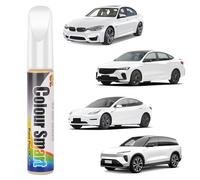 flintronic Reparador Arañazos Coche, 12 ml Pluma De Retoque Del Coche, Reparador Arañazos CochE Blanco, Quita ArañazoS Coch-e, Rotulador ArañazoS Coch-e, para Retoque y Reparación de Pintura (Blanco
