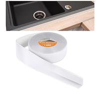 flintronic Rodapiés Autoadhesivo Flexible, 4.5m x 38mm Perfil PVC, Rodapie de Acabado Rodapiés Flexible Cinta Autoadhesiva para Cocina y Baño(Transparente)