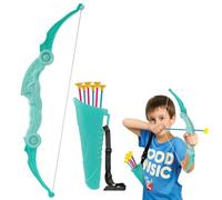 flintronic Set de Juguete de Arco y Flecha, Arco y Flechas de Juguete para Niños con 1 Arcos, 6 Ventosas Flechas y 1 Carcajes, Juego de Disparos Jardín Exterior Deportivo para Niños de 3 a 12 Años