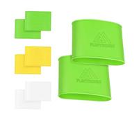 Flintronic Sock Stopper Banda Sujeta Espinillera, Banda Sujeta Espinilleras de Silicona Fútbol, 75mm, de Silicona Suave, Antideslizante y Lavable, para Adultos y Niños, Unisex Verde