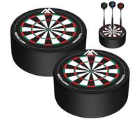 flintronic Soporte para Dardos, Mini Soporte Portátil para Dardos Independiente, Accesorios Que Ahorran Eespacio, Negro