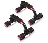flintronic Soporte para Flexiones, Incline-Press Push up Bars Stand, Skid-Resistant Mango de Espuma para Entrenamiento de Brazos, Pecho Y Hombros Gimnasio Ejercicio de Entrenamiento En Casa - Rojo