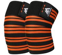 flintronic Vendaje de Rodilla, Rodillera Vendaje para Levantar Peso, Rodillera Gimnasio Powerlifting Levantamiento de Pesas para Entrenamiento con Pesas y Levantamiento de Pesas, Entrenamiento Cruzado