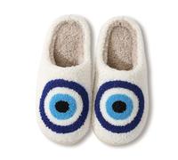 flintronic Zapatillas de Estar por Casa Invierno - Antideslizantes Calentitas Pantufla Peluche, Patrones Creativos de Dibujos Animados, Ligeras y Cómodas, #43-44, Unisex Adulto