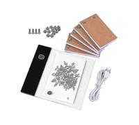 Flip Book Kit with Mini Light Pad Led Lightbox Tablet Design with Hole 300 Sheets Flipbook Paper-yvan
