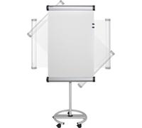 Flip-chart MAUL, superficie rotulable con 90° de giro