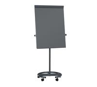 Flip-chart, pie redondo MAUL, altura del panel 1000 mm