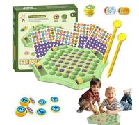 Flip Chess Memory,52pcs Flip Chess Memory Game,Board Games DIY Flips Boards,Fruit Animal Matching Boards,2 Players, Ages 3+ (Animal+Fruit)