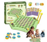 Flip Chess Memory,52pcs Flip Chess Memory Game,Board Games DIY Flips Boards,Fruit Animal Matching Boards,2 Players, Ages 3+ (Dinosaur Theme)