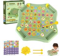 Flip Chess Memory,Flip and Match Memory Game,Memory Juego niños,Animal Flip Matching Chess Board Matching Game for Family Nights, Boosts Cognitive Skills in Kids, Ideal Memory Tool for Kids(A)