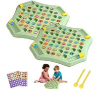 Flip Chess Memory Game, Animal Flip Matching Chess Board Matching Game for Family Nights, Boosts Cognitive Skills in Kids, Ideal Memory Tool for Kids & Adults (2Pcs Transportation)