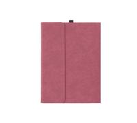 Flip Cover PU Leather Case for Surface Pro X Tablet Sleeve for for Surface Pro X Stand Case Agate Red