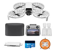 Flip, dron con cámara 4K UHD para Adultos, < 249 g, estabilización en 3 Ejes, transmisión de vídeo a 13 km, despegue Desde la Palma (DJI Flip Fly More Combo (DJI RC2) (GL) Bundle 01)