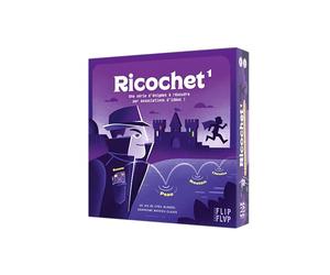 FLIP FLAP Ricochet - Juego de Mesa de investigación y deducción - Asociación de Ideas - Juego de Juego para un Jugador o cooperativo - 30 acertijos - Juego de Palabras - adivinanzas - Rebus