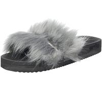 flip*flop PoolHairy Strap, Pantuflas Mujer, Gris Oscuro, 42 EU