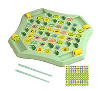 Flip Match Board Game, Memory Checkerboard Over Card Board, Fruit and Animal Flip Board Game for Kids, Flip Match Memory Chess Game (Fruit)