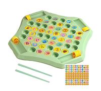 Flip Match Board Game, Memory Checkerboard Over Card Board, Fruit and Animal Flip Board Game for Kids, Flip Match Memory Chess Game (Animals)
