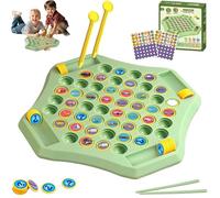 Flip Match - Juego de tablero de ajedrez con memoria sobre cartón, juego de 52 piezas para 2 - 4 jugadores, interactivo, divertido y educativo (patrones de car)