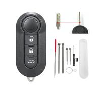 Flip para Citroen Peugeot Fiat 500 llavero carcasa con herramienta de extracción de pin lima de aguja para Peugeot Boxer Panda Punto Bravo Ducato Relais Jumper Van Remote Llave de coche Shell Cover