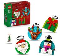 FLIP & PLAY LEGO 40744 - Juego de adornos para árbol de Navidad (40744, incluye azulejos impresos)