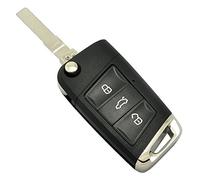 Flip Remoto Clave Shell para Volkswagen Golf 7 VW Coche Golf R R20/MK7 MkVII Reemplazo sin Llave Fob Caso