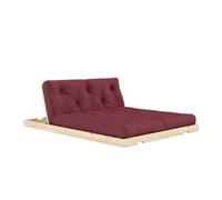Flip Sofá cama 140x200 Crudo/710 Burdeos