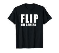 Flip The Camera - Funny Trending Meme Minimal Text Camiseta