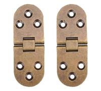 Flip Top Folding Hinge, 180 Degree Butler Tray Hinge Retro Style, Heavy Duty Round Edge Hinges for Sewing Machine Folding Table Cabinet Cupboard