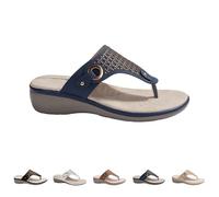 Flipflop Sandalias de verano para mujer, transpirables, con plataforma de cuña, sandalias de plataforma para mujer, cuña, zapatos de verano, sandalias de playa, sandalias ortopédicas para el día de la