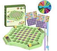 Flipfun Flip Match Board Game, 2026 New Memory Flip Game for Kids, Memory Chess Over Card Board, Animal & Fruit Themed Matching Tiles, Educational Toy for Kid and Family Party Gathering (Animals)