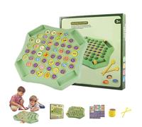 Flipfun Flip Match Board Game, 52PCS FlipsChess Memory Chess Game, Memory Checkerboard Over Card Boards for Kids and Adults (1 Set Vehicle)