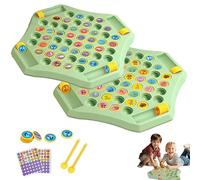 Flipfun Match Board Game, Memory Checkerboard Over Card Board, 52PCS Flip Chess Memory Game, Double Educational Toys, for Family Party Game (Animals*Transportation)