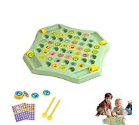 Flipfun Match Board Game, Memory Checkerboard Over Card Board, 52PCS Flip Chess Memory Game, Double Educational Toys, for Family Party Game (Fruit)