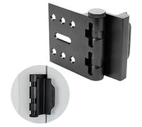 FlipLok - Cerradura de puerta de alta seguridad, 10 veces más fuerte que un cerrojo, cerradura de teclado, negro, sin llave