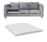 Flipped Warmth 1 Piezas 70x70cm Cojín de Espuma para Sofa de Alta Densidad, Protector del Sofá para Aumentar La Comodidad, Reparación de Hundimiento del Cojín del, Soporte del Asiento, Blanco