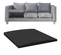 Flipped Warmth Espuma de Alta Densidad 60x60cm, 1 artículo Soporte de Cojín de Sofá, Soporte de Asiento de Muebles, Reemplazo de Reparación de Hundimiento para Sofá, Negro