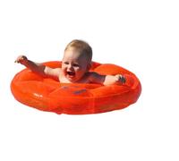 Flipper SwimSafe 1040 - Asiento de natación para bebés a partir de 3 meses, ayuda a la natación con 3 cámaras de aire y sin correas, diámetro aprox. 62 cm