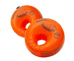 Flipper SwimSafe - Ayuda de natación para niños pequeños, Manguitos con núcleo de Espuma de Polietileno irrompible para Aprender a Nadar, Ganador de la Prueba Stiftung Warentest 05/2024