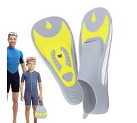 Flippers For Snorkeling | Short Heel Covered Training Fins Equipment
