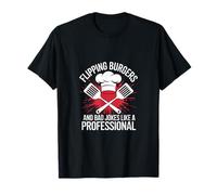 Flipping burgers and bad jokes like a professional Camiseta