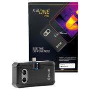 FLIR ONE Pro - Cámara termográfica para smartphones Android (USB-C), súper resolución de 320 x 240 (IR nativo de 160 x 120)