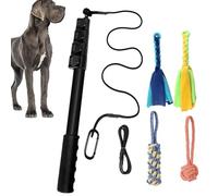 Flirt Pole Dogs - Juguete de caza para perros, juguete de entrenamiento | Pared para mascotas, remolcador de perros del juguete de guerra, juguete para perros más largo, mágica retráctil, perro