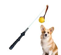Flirt Pole, Large Dogs Teaser Pole, Adorable Outdoor Dog Toy, 31.5x1.57x1.57 Inches Interactive Puppy Tug of War, Exercise Toy Pet Training Stick for Lawn Backyard