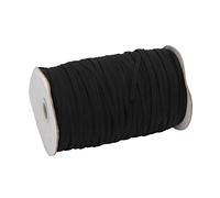 Flisdtry 1 de bandas elásticas elásticas para cintura, costura, ropa, pantalones, color negro