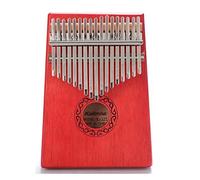 Flisdtry 17 teclas Kalimba de una sola tabla, caoba, piano de pulgar, Mbira, mini instrumento de teclado para amantes de la música, principiantes y niños